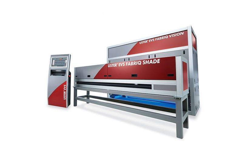 Combination of Uster EVS Fabriq Vision and Uster EVS Fabriq Shade including monitor